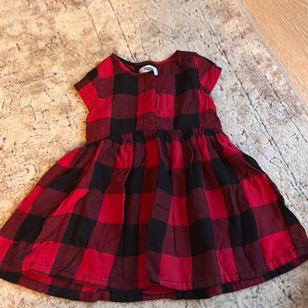 Girls checkered Old Navy dress